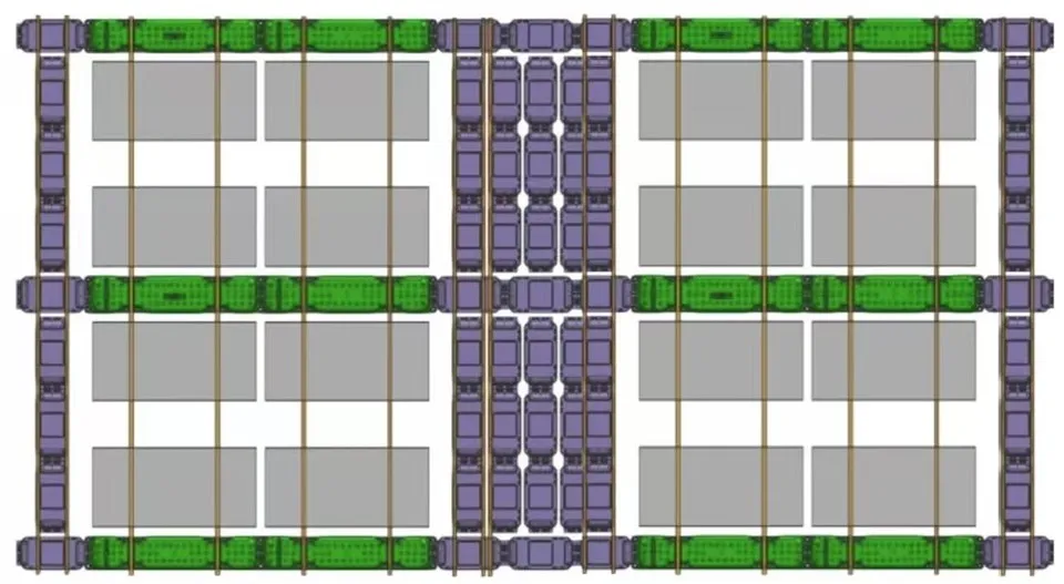 rigid floating solar system floor layout